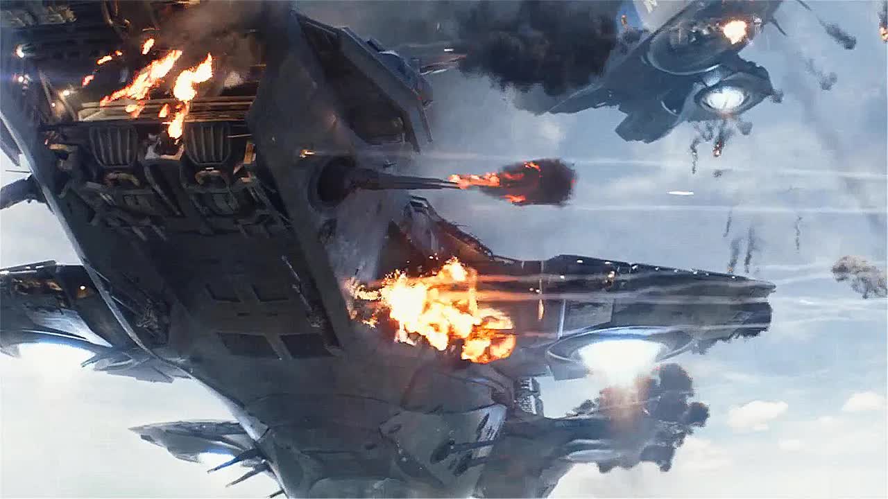 神盾局又把航母搞上了天，还是3艘一起，可惜出动第一天就全被炸成废铁