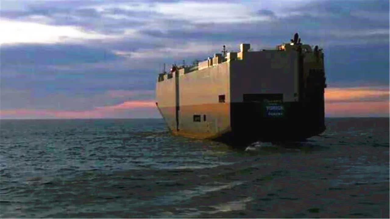 核潜艇藏在货轮下方5米，迷惑美军潜艇后，转身就发射了核弹！