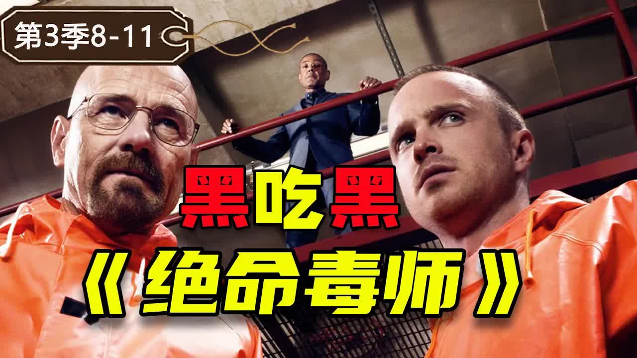 全員惡人黑吃黑！這部13年前的美编至今仍是巔峰《絕命毒師》第三季8-11